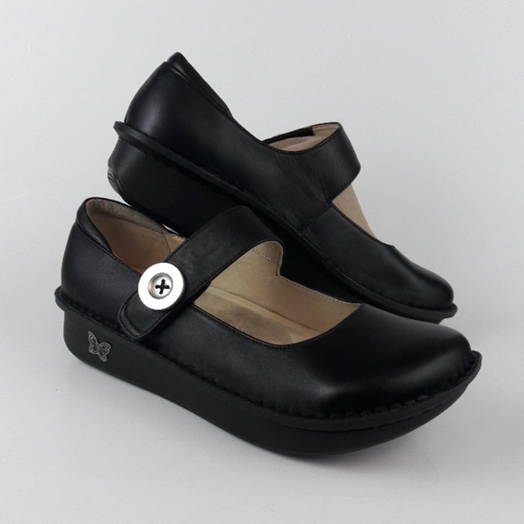 Alegria Womens Paloma Mary Jane Black Napa
